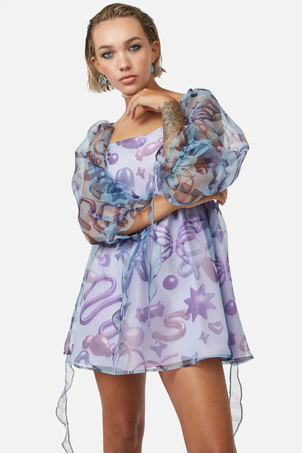 Abyss Puffy Dress