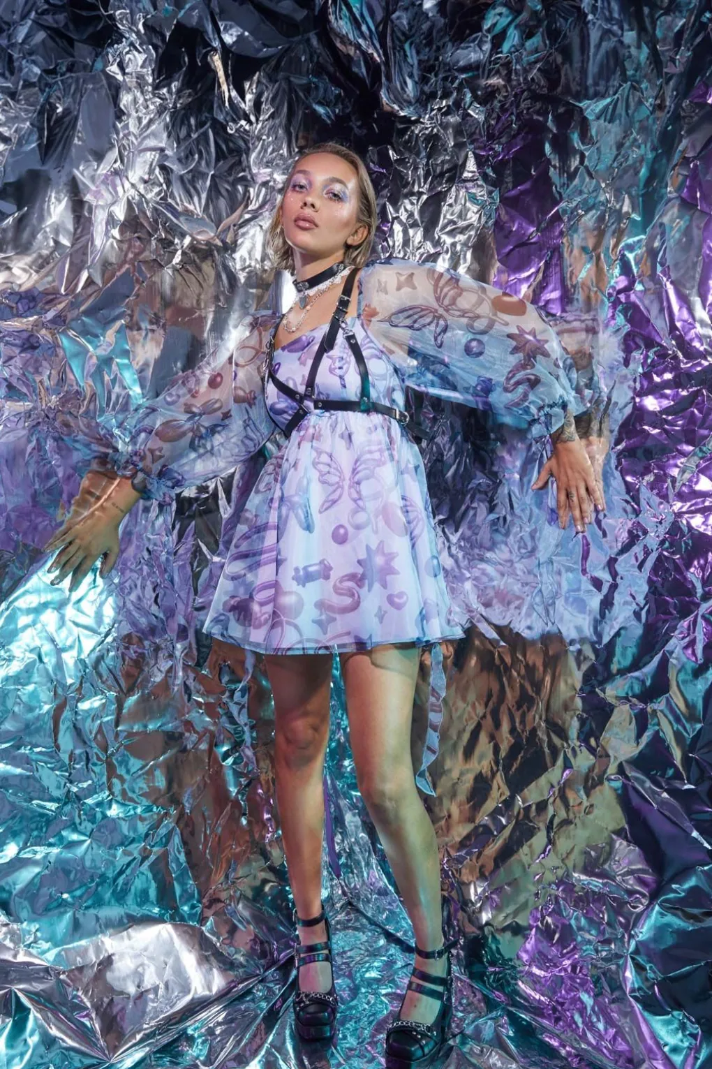 Abyss Puffy Dress