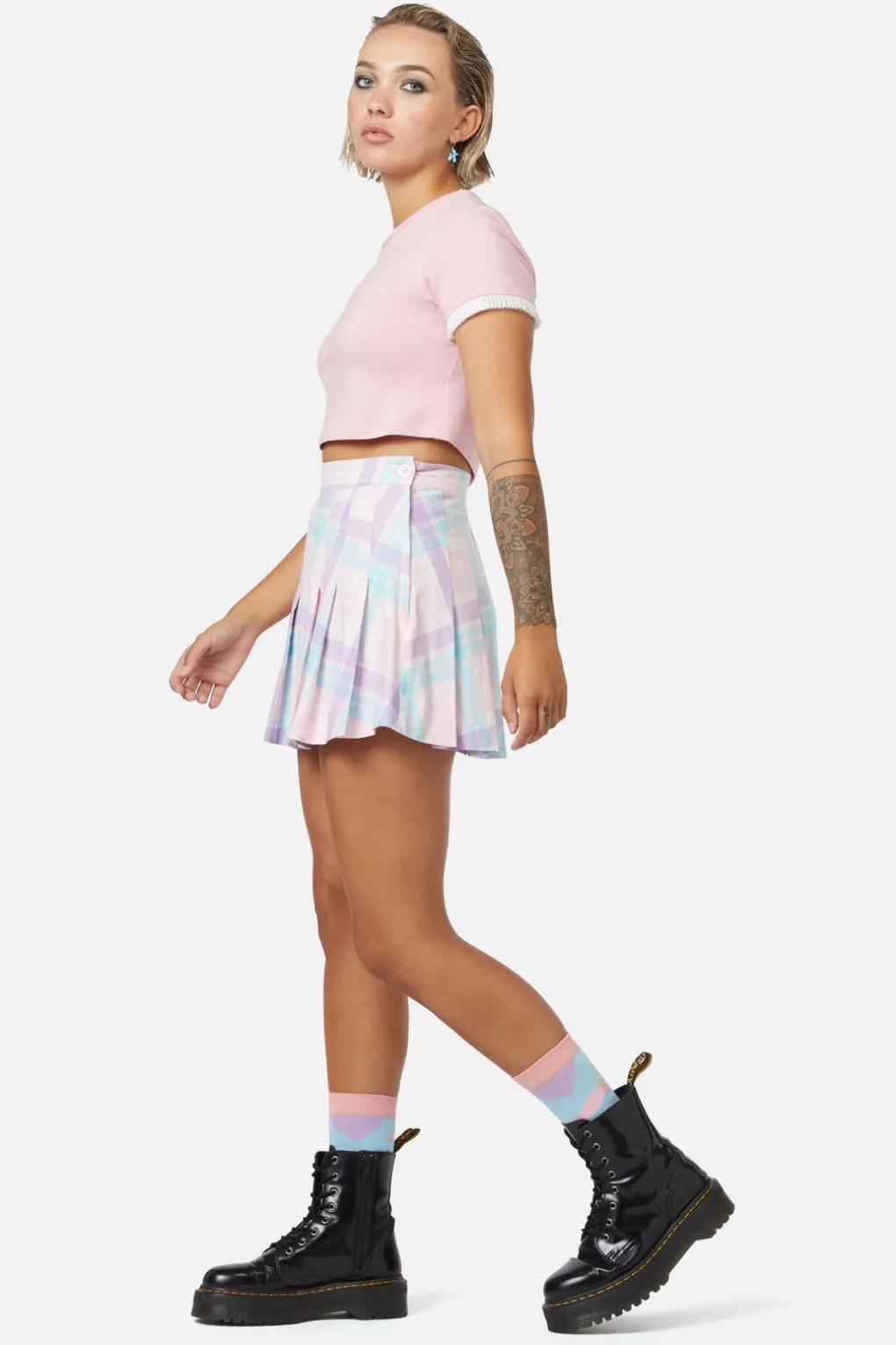 Abyss Tartan Skirt