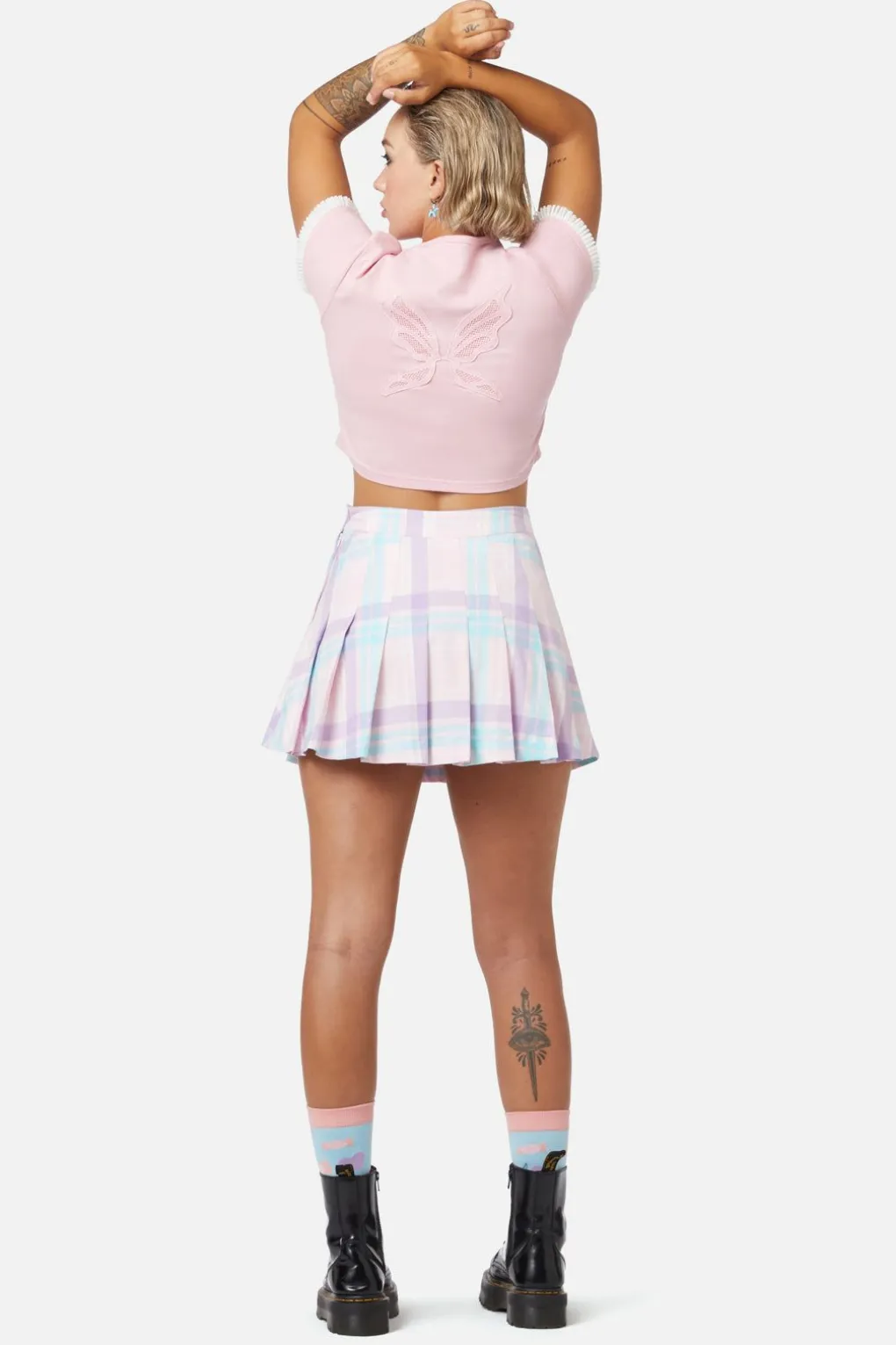 Abyss Tartan Skirt
