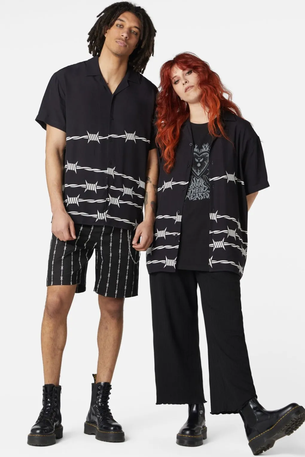 Barbed Wire Border Ss Shirt