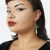 Bat Handle Sword Earrings