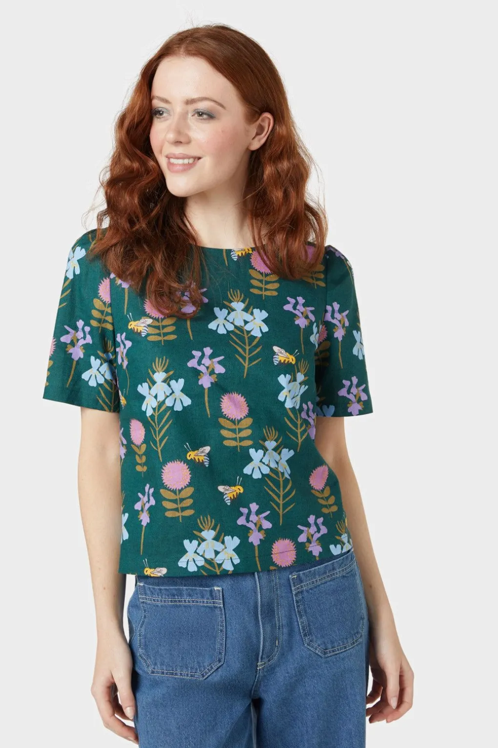 Blue Bee Top
