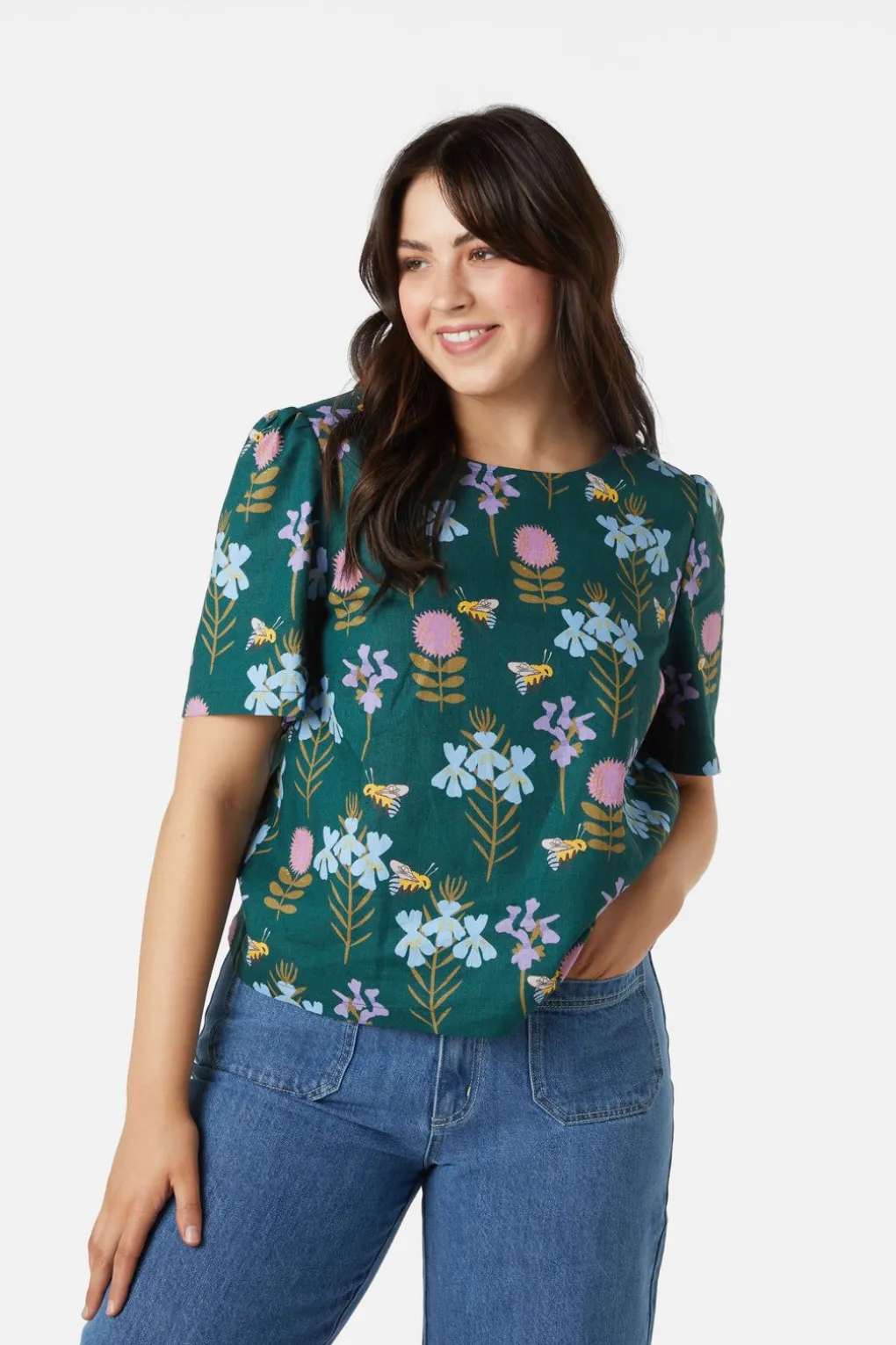 Blue Bee Top