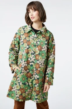 Bridgette Collared Raincoat