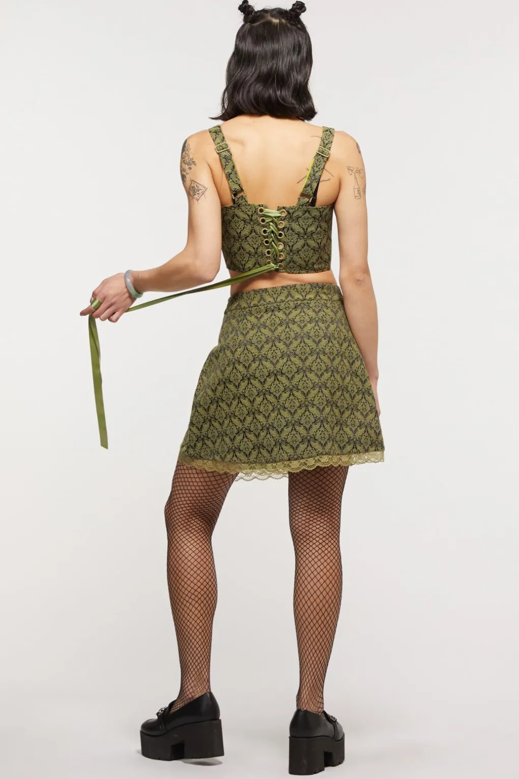 Brocade Lita Lace Skirt