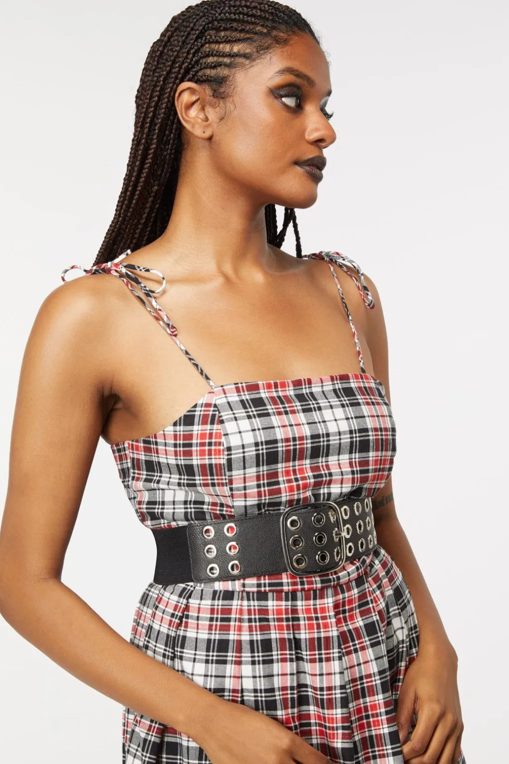 Buckle Eyelet Waist Belt