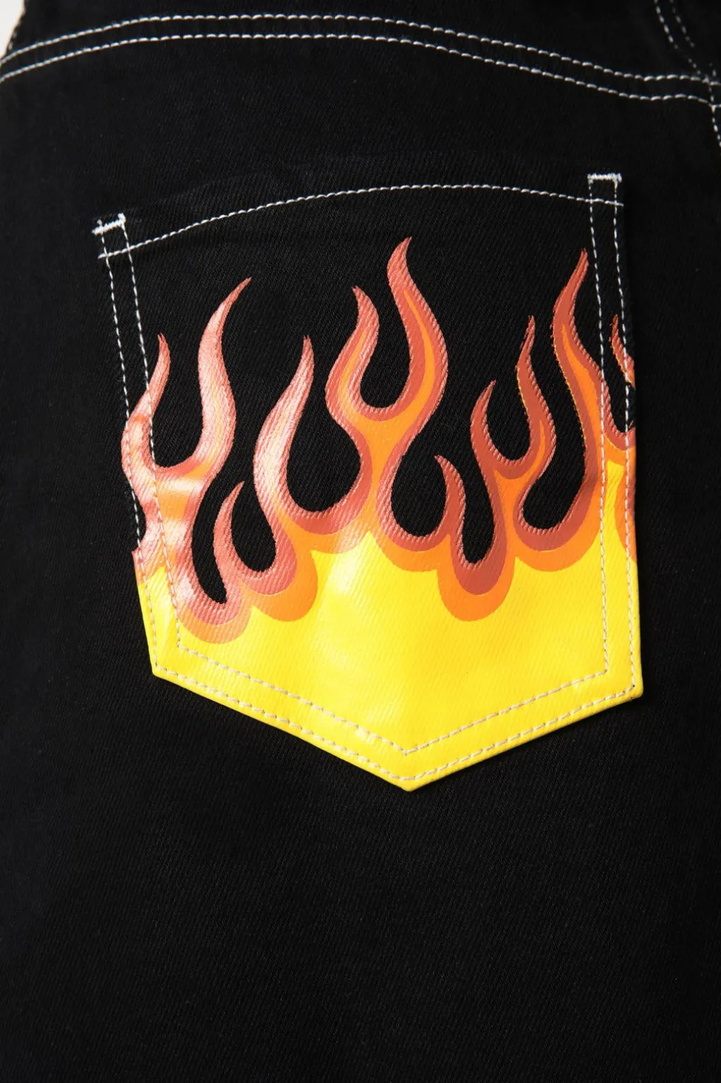 Burn Baby Denim Mini Skirt