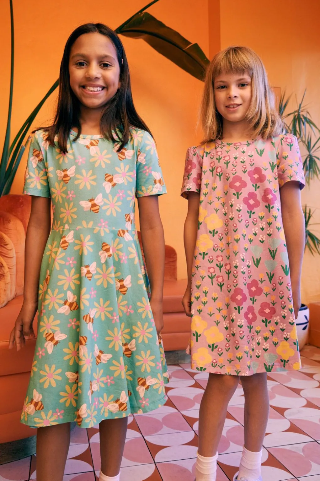 Busy Bees Kids Jersey Dress