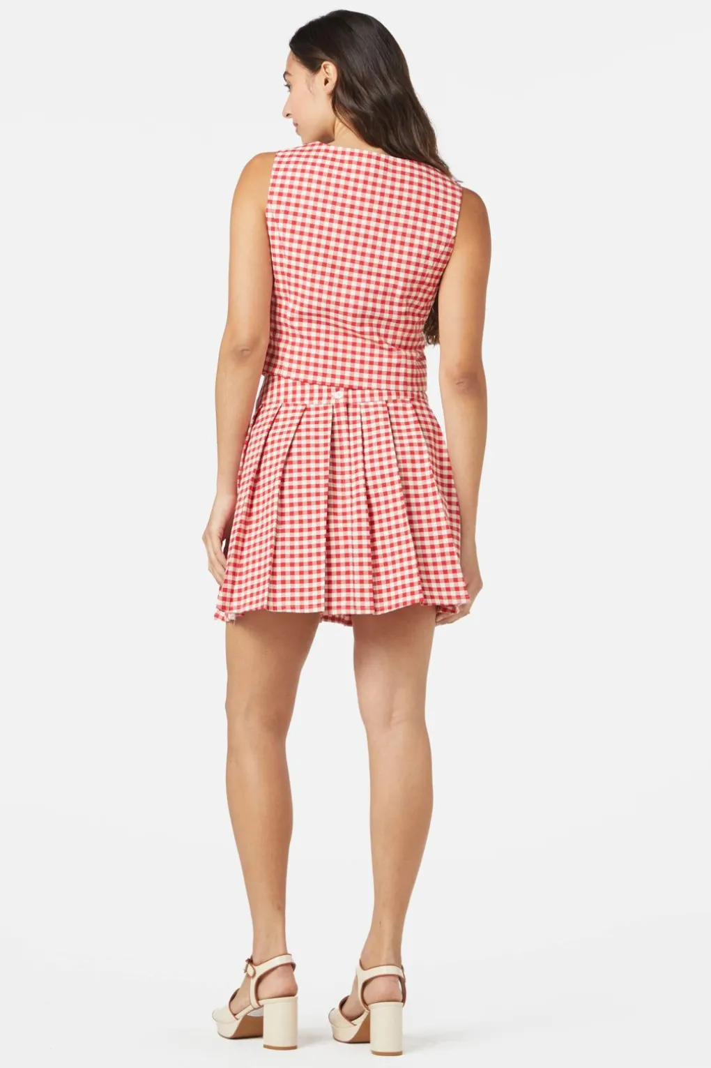 Callie Check Vest