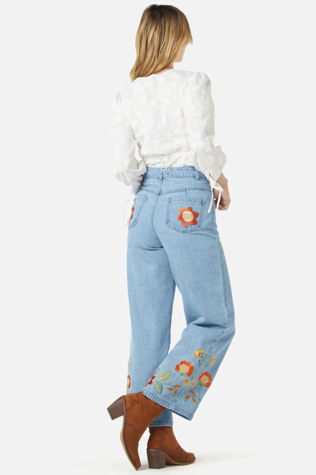 Cami Emb Jean