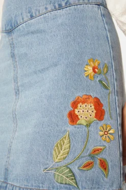 Cami Emb Skirt