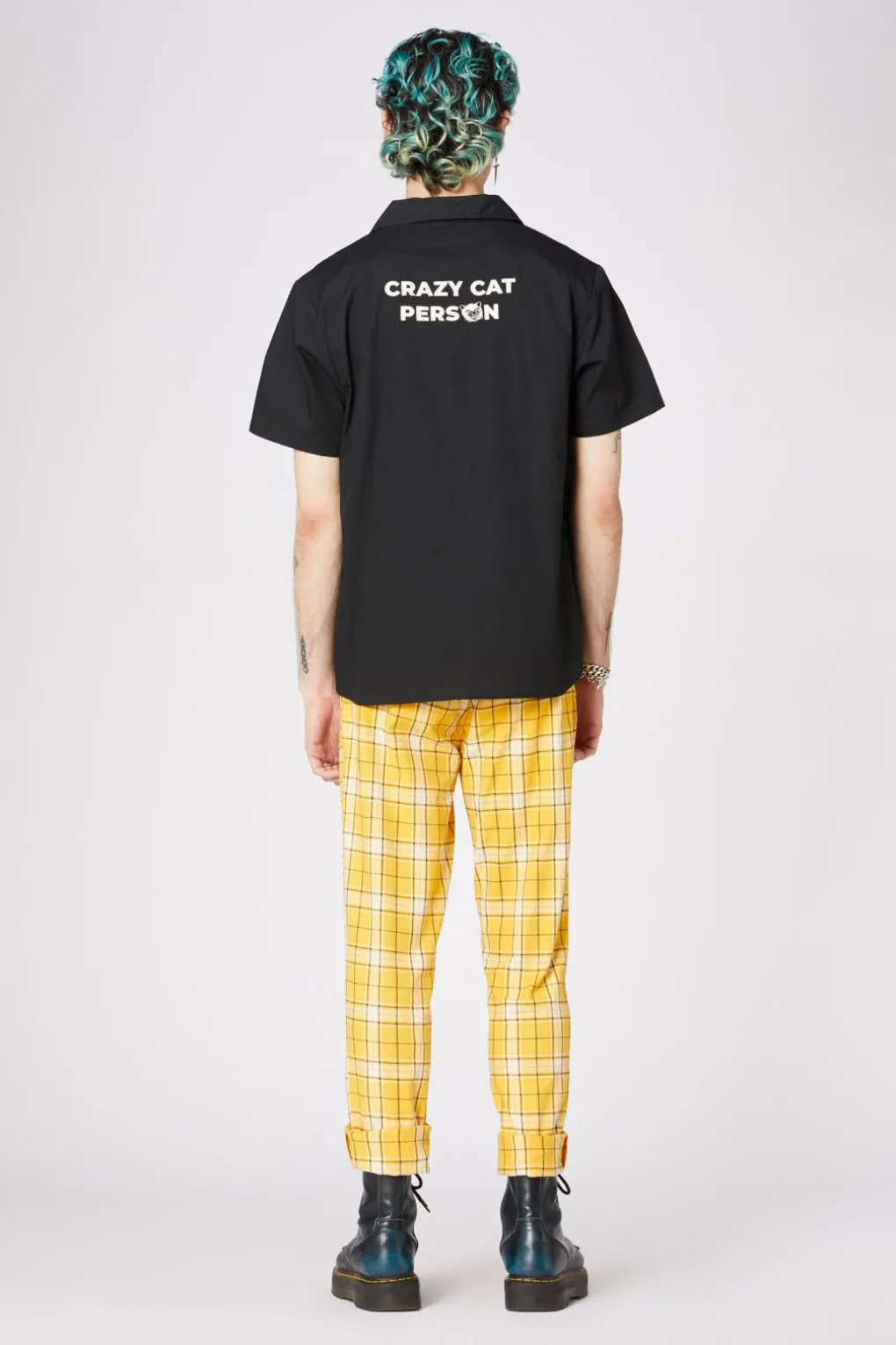 Cat Embroidery Ss Shirt