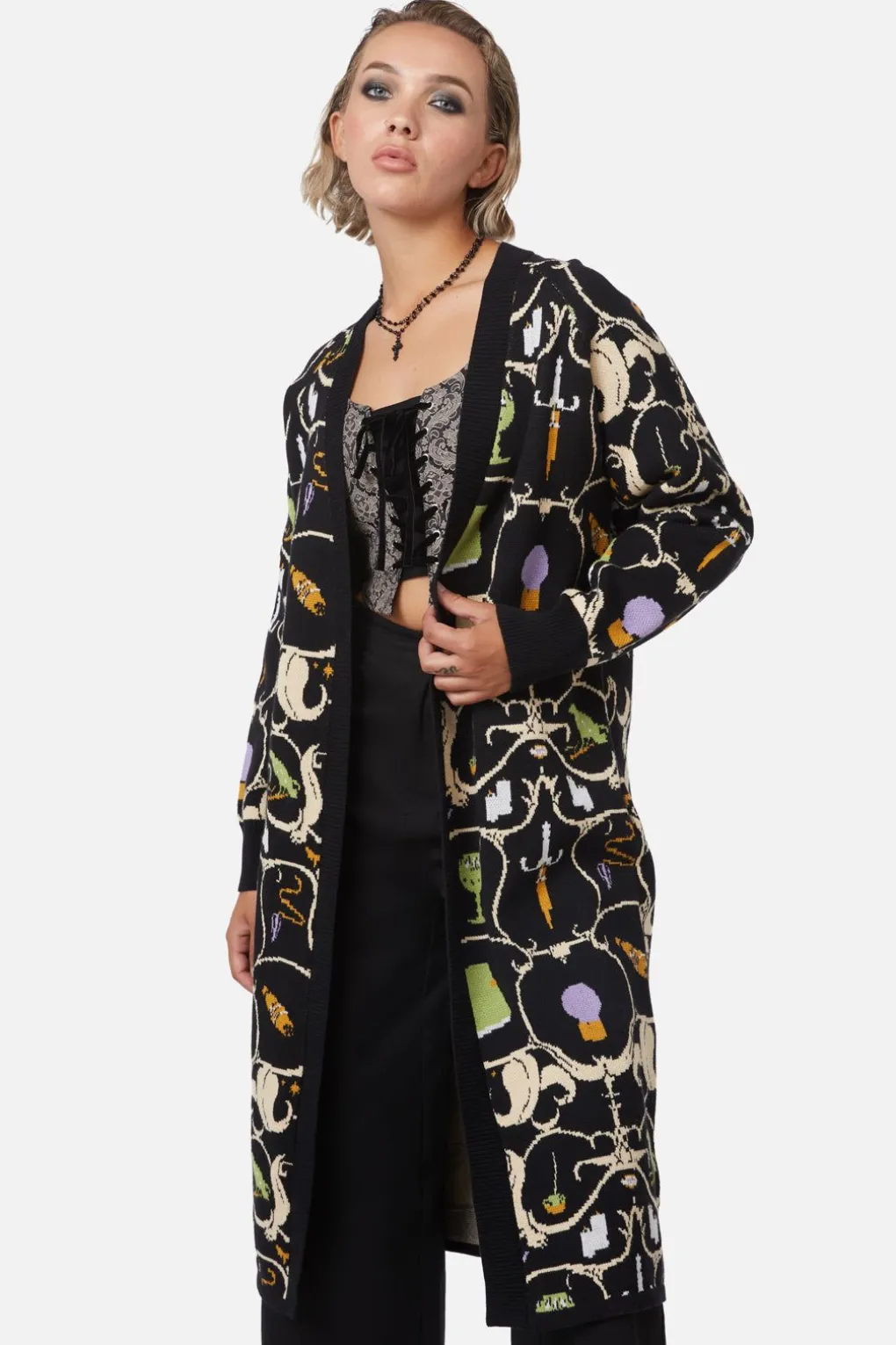 Ceremonial Long Cardigan