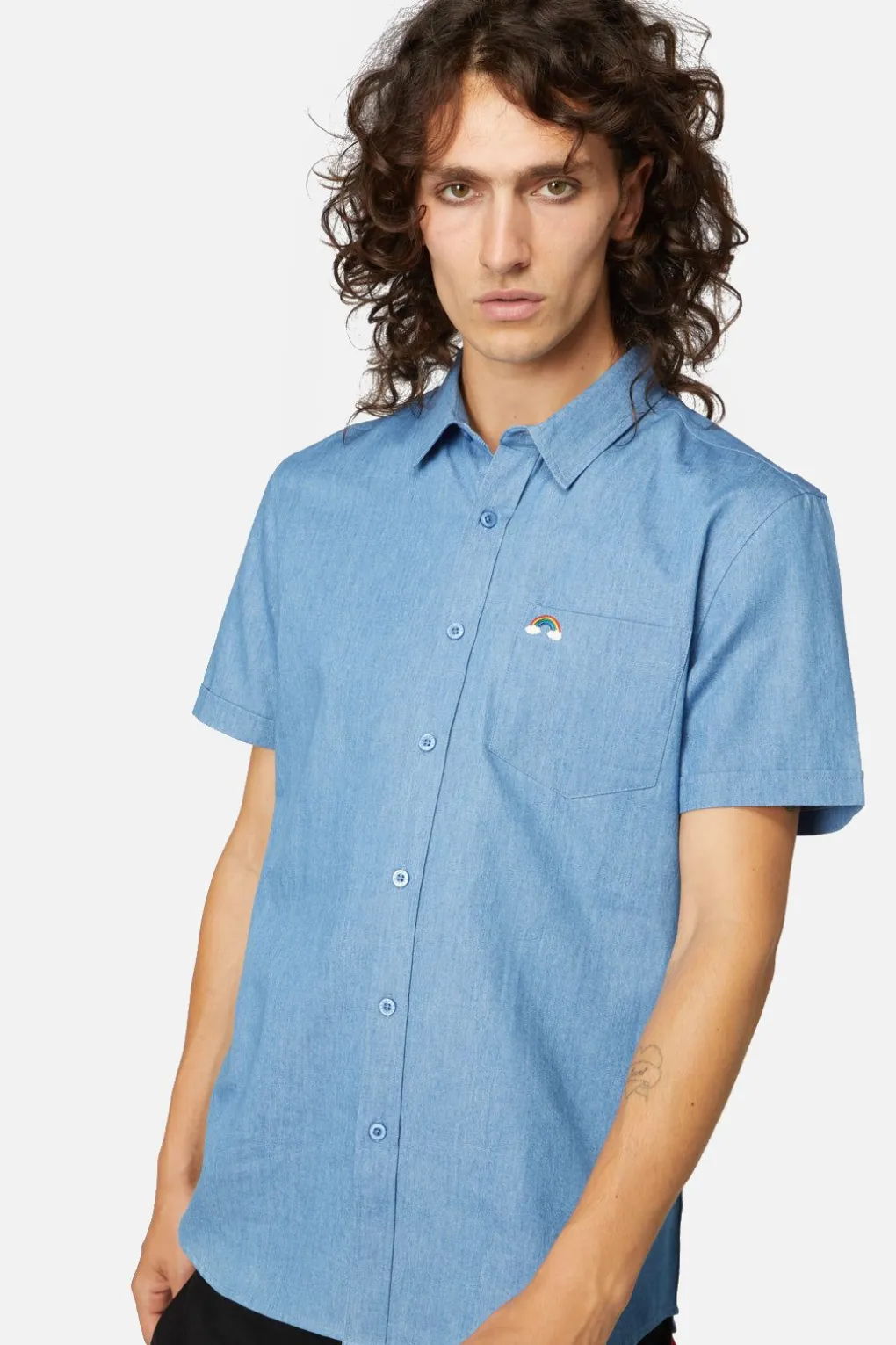 Chambray Rainbow Shirt