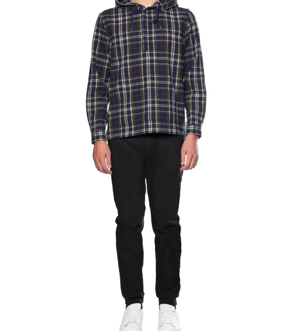 Check Hooded Jacket