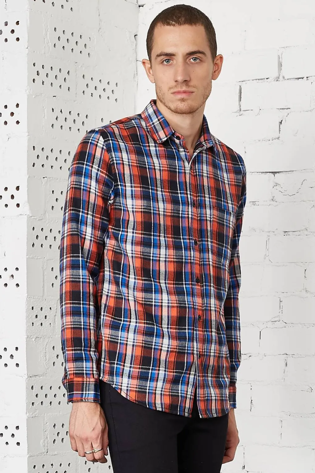 Checked Out Ls Shirt