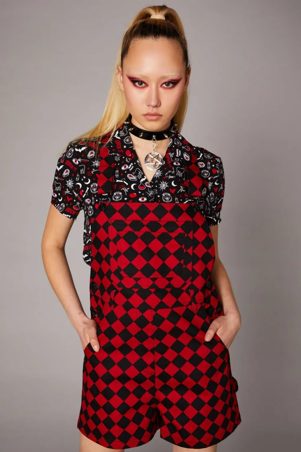 Checkmate Goth Overall