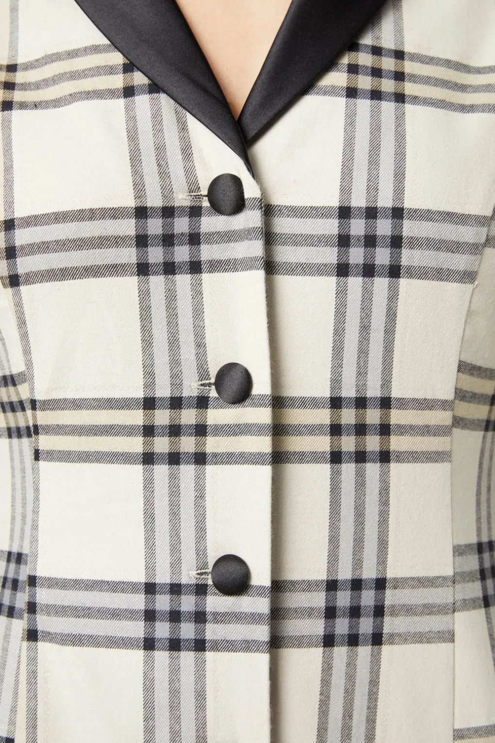 Crescent Tartan Long Sleeve Dress