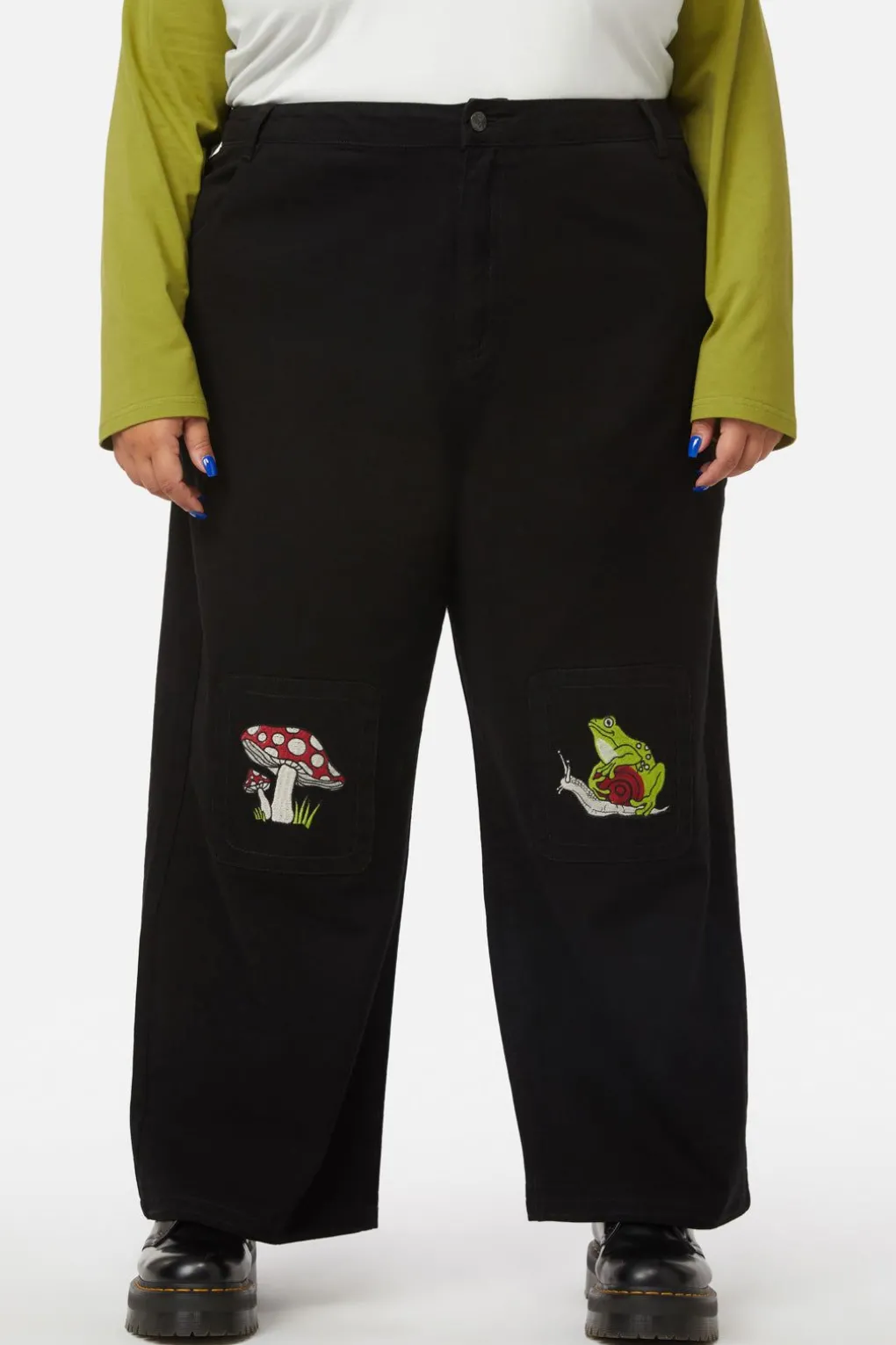Curve Frog Patch Jean