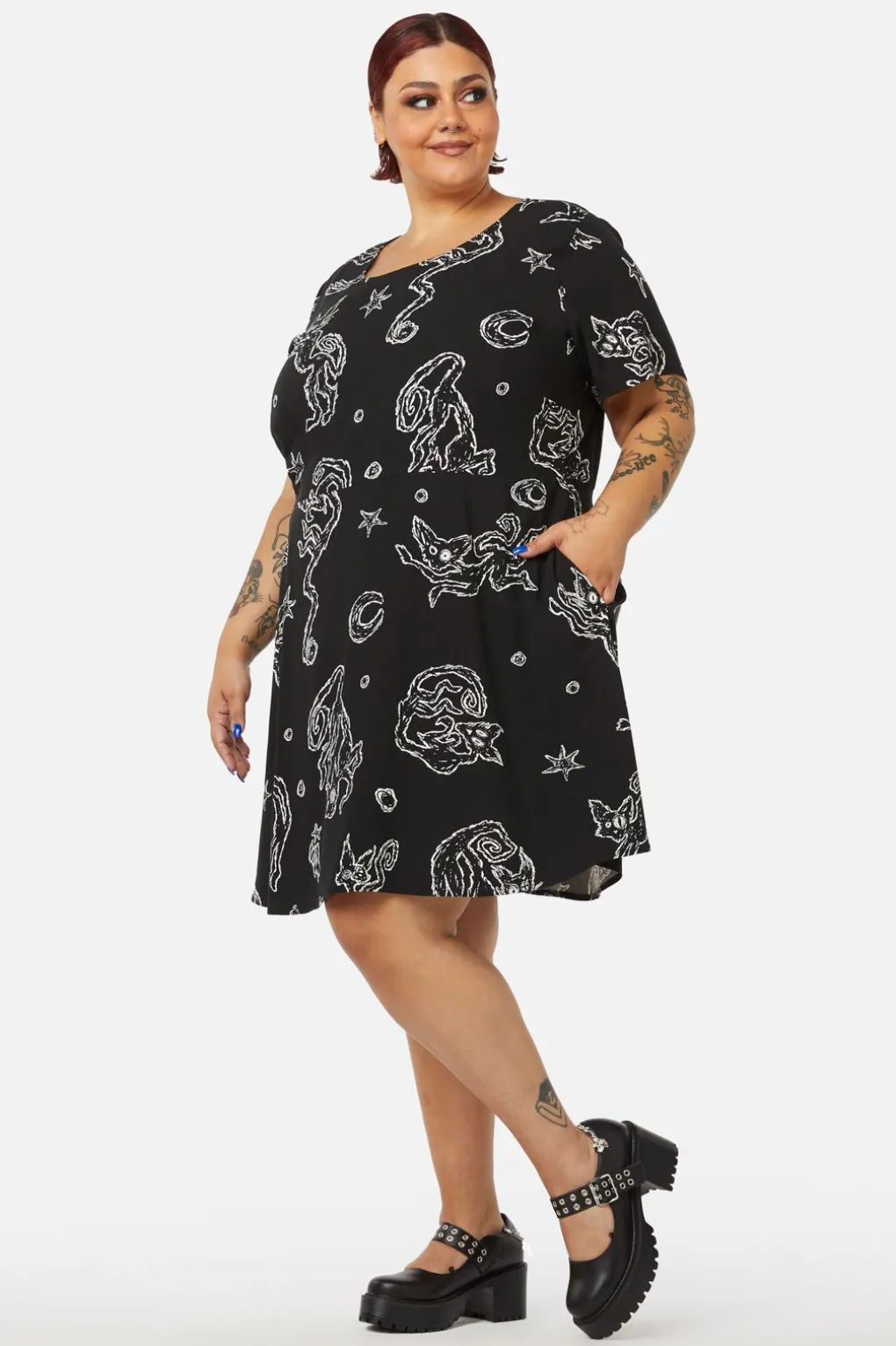Curve Shadows Dress
