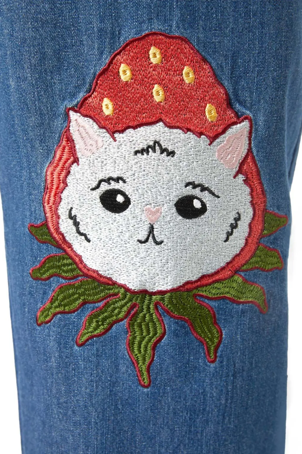 Curve Strawberry Patch Peg Leg Jean