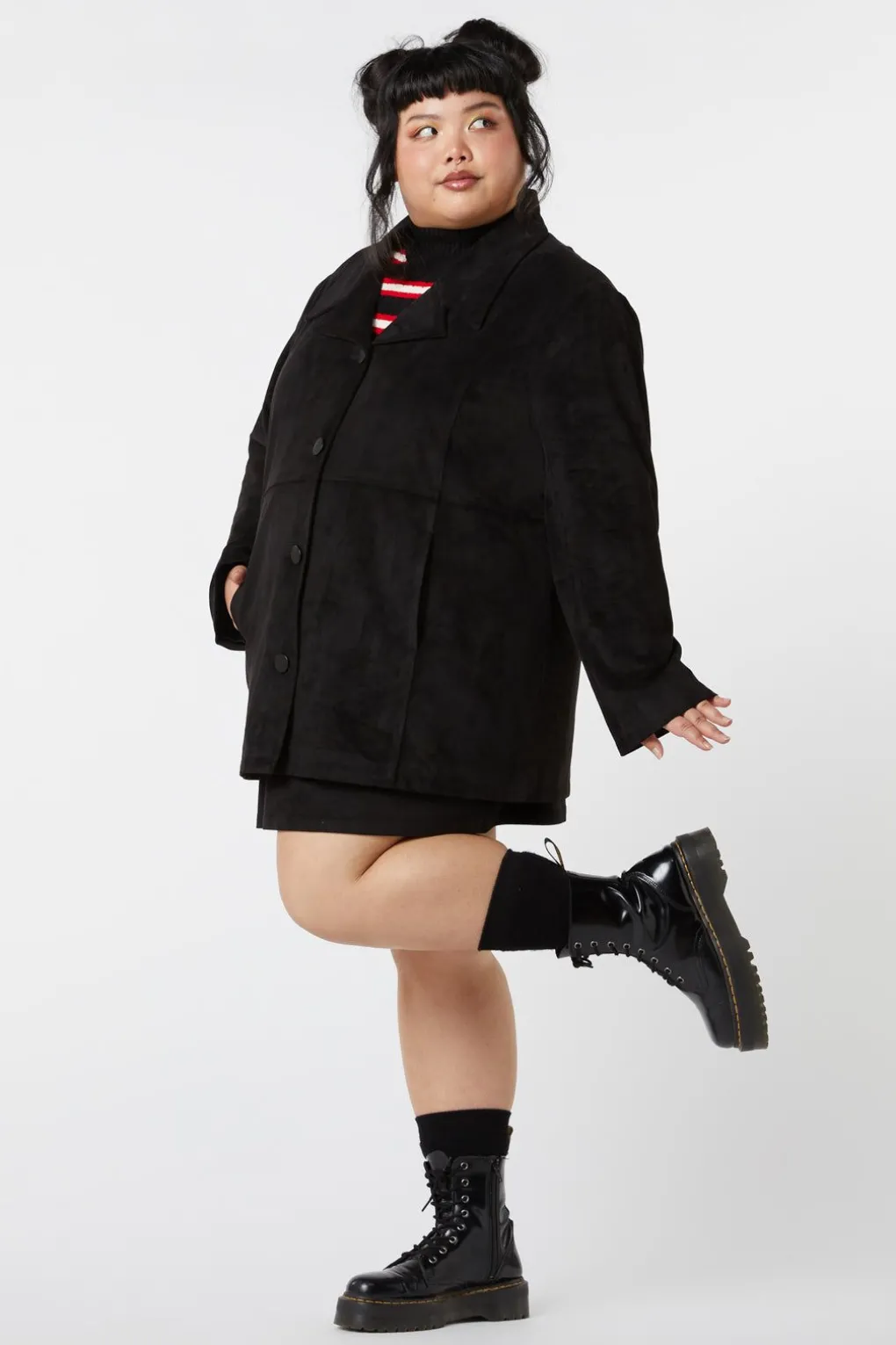Curve Suede Glade Jacket