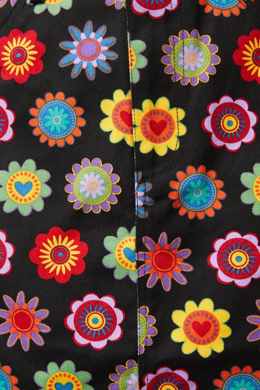 Daisy Cotton Drill Mini Skirt