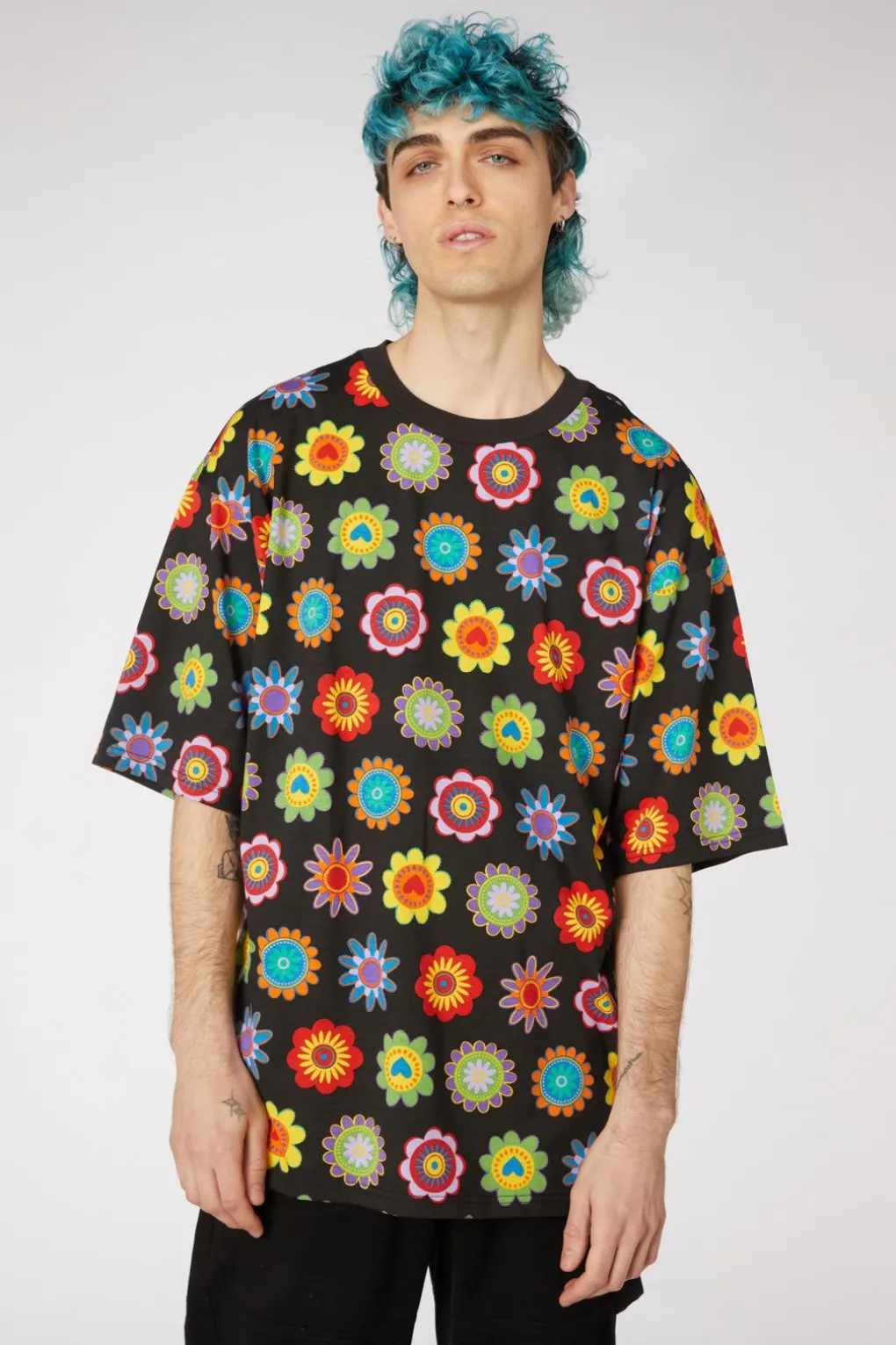 Daisy Oversized Cotton Tee