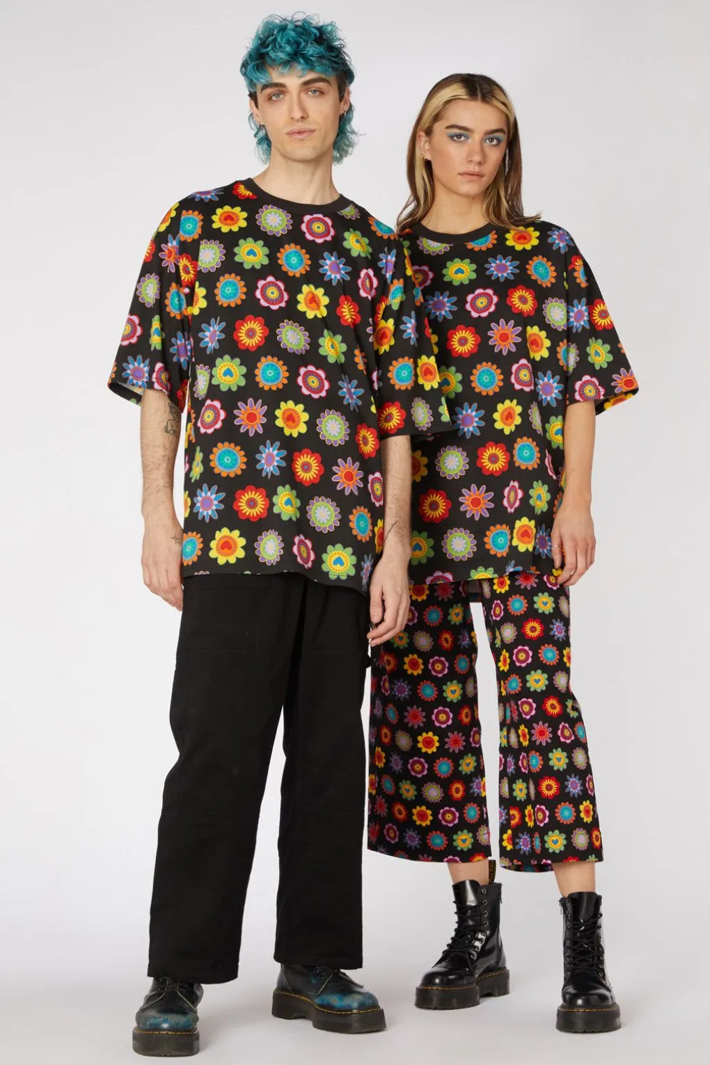 Daisy Oversized Cotton Tee