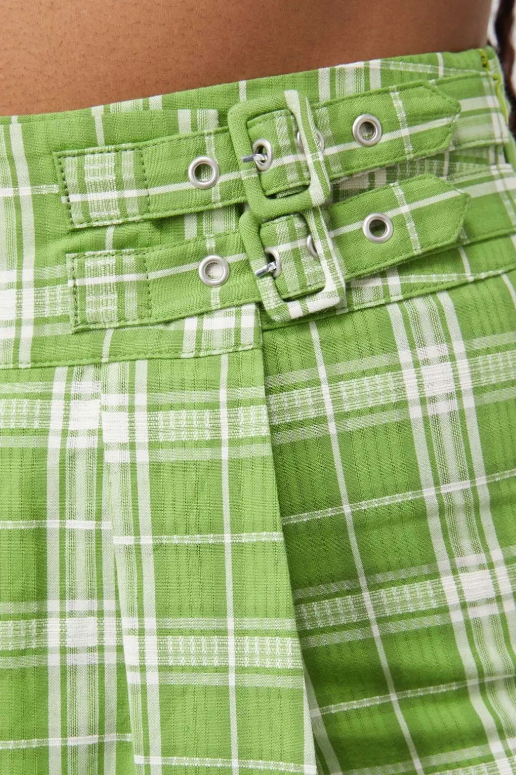 Dazed Tartan Buckle Skort