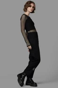Dead Inside Mesh Top