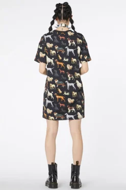 Doggo Boxy T Shirt Dress