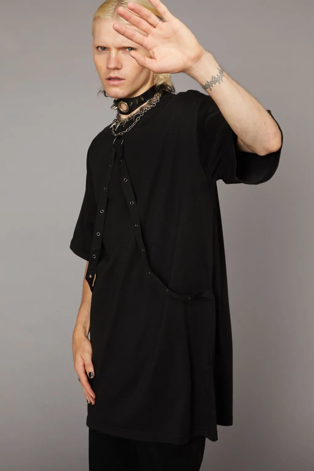 Eyelet Trim Dress