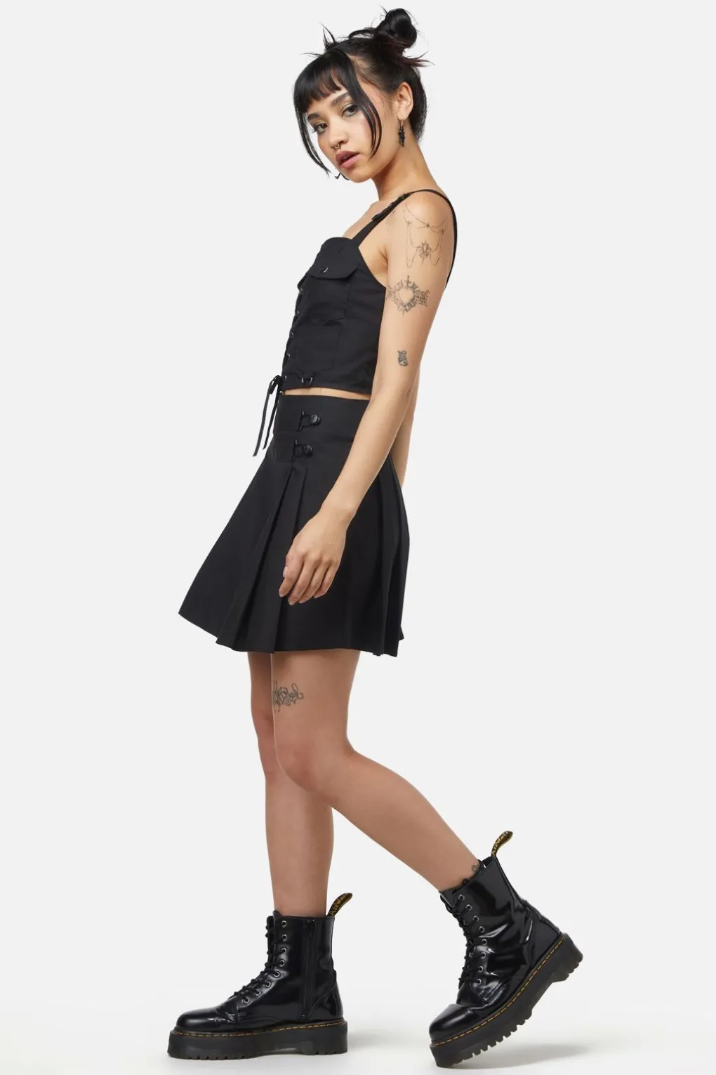 Field Work Pleated Skirt