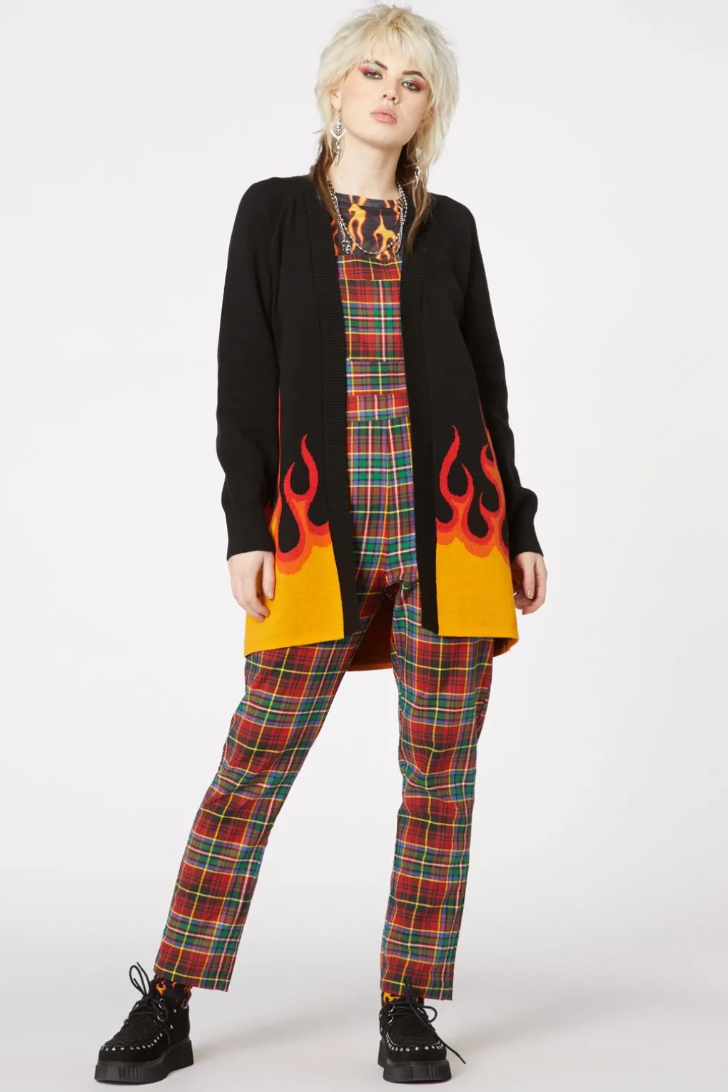 Flame On Oversized Cardi