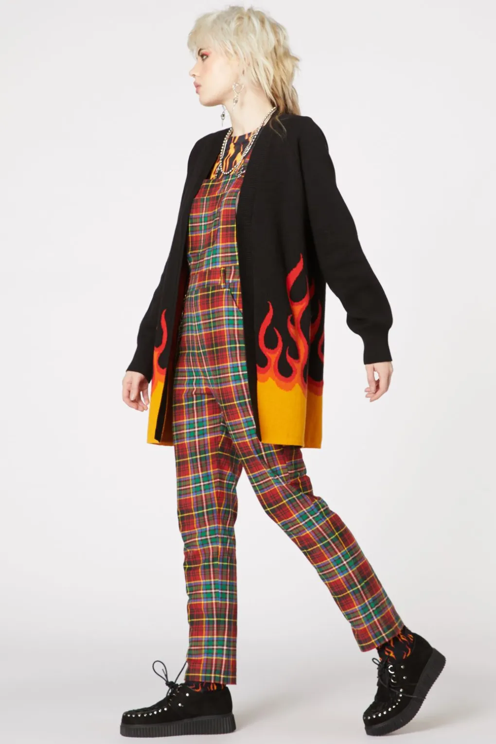Flame On Oversized Cardi