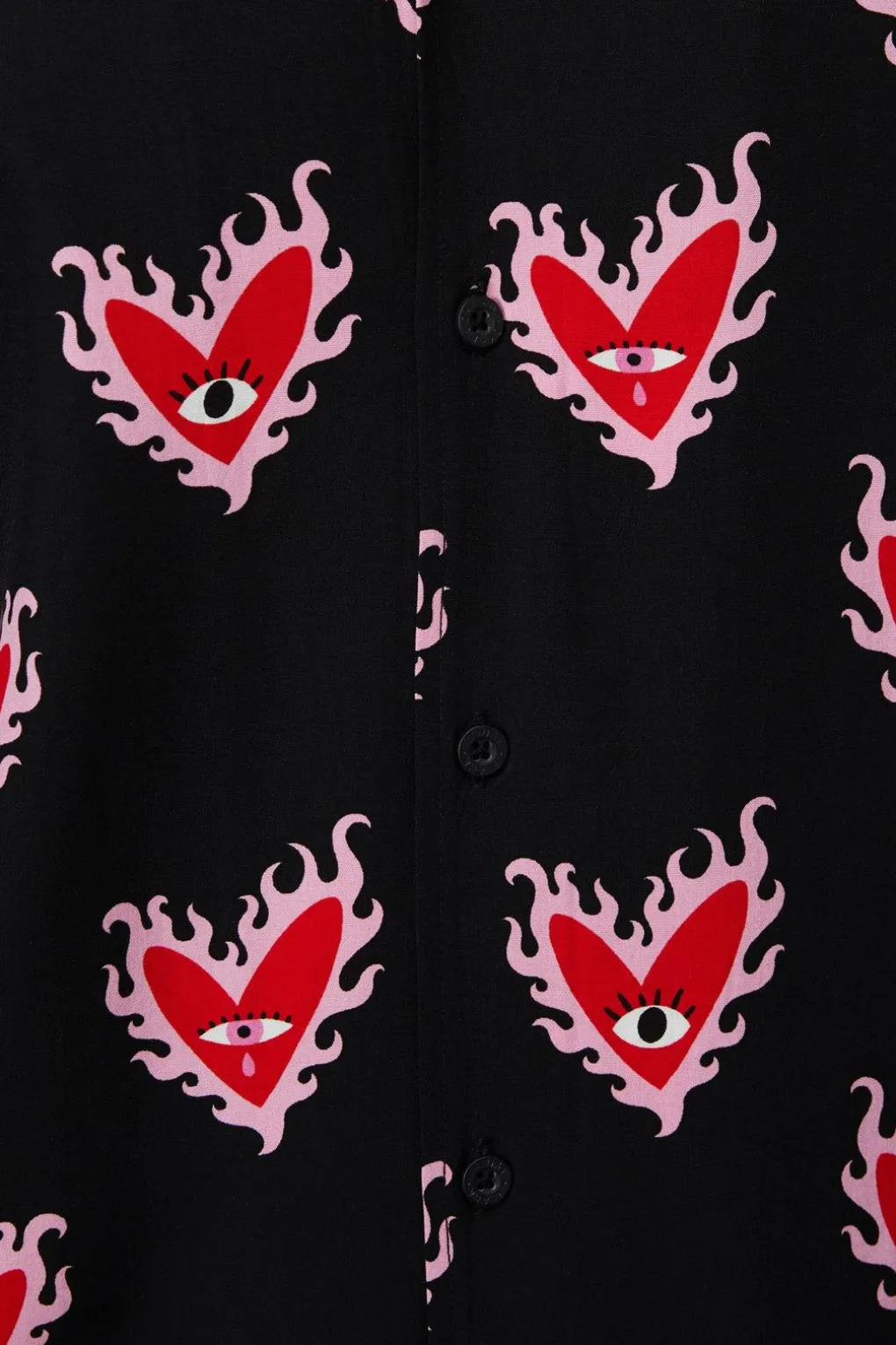 Flamin Heart Ss Shirt
