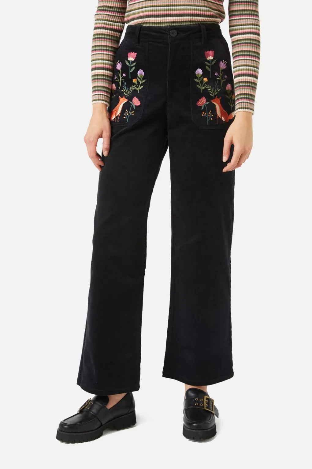 Fox Emb Jean