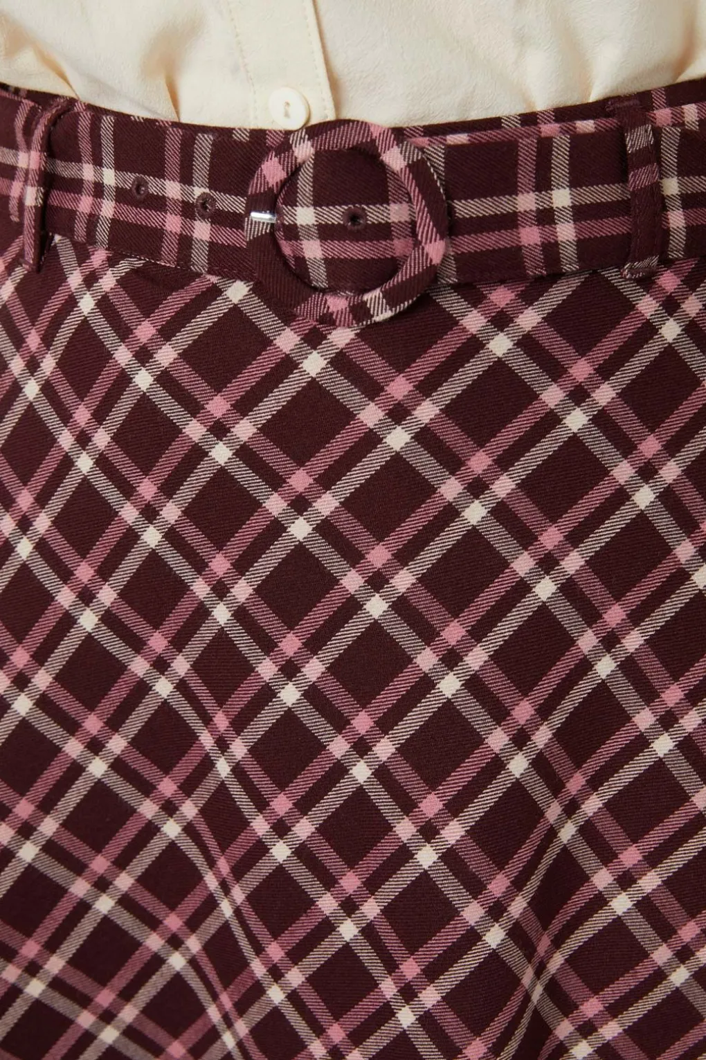 Gina Check A Line Skirt