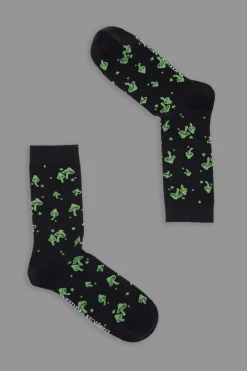 Glowing Shrooms Sock