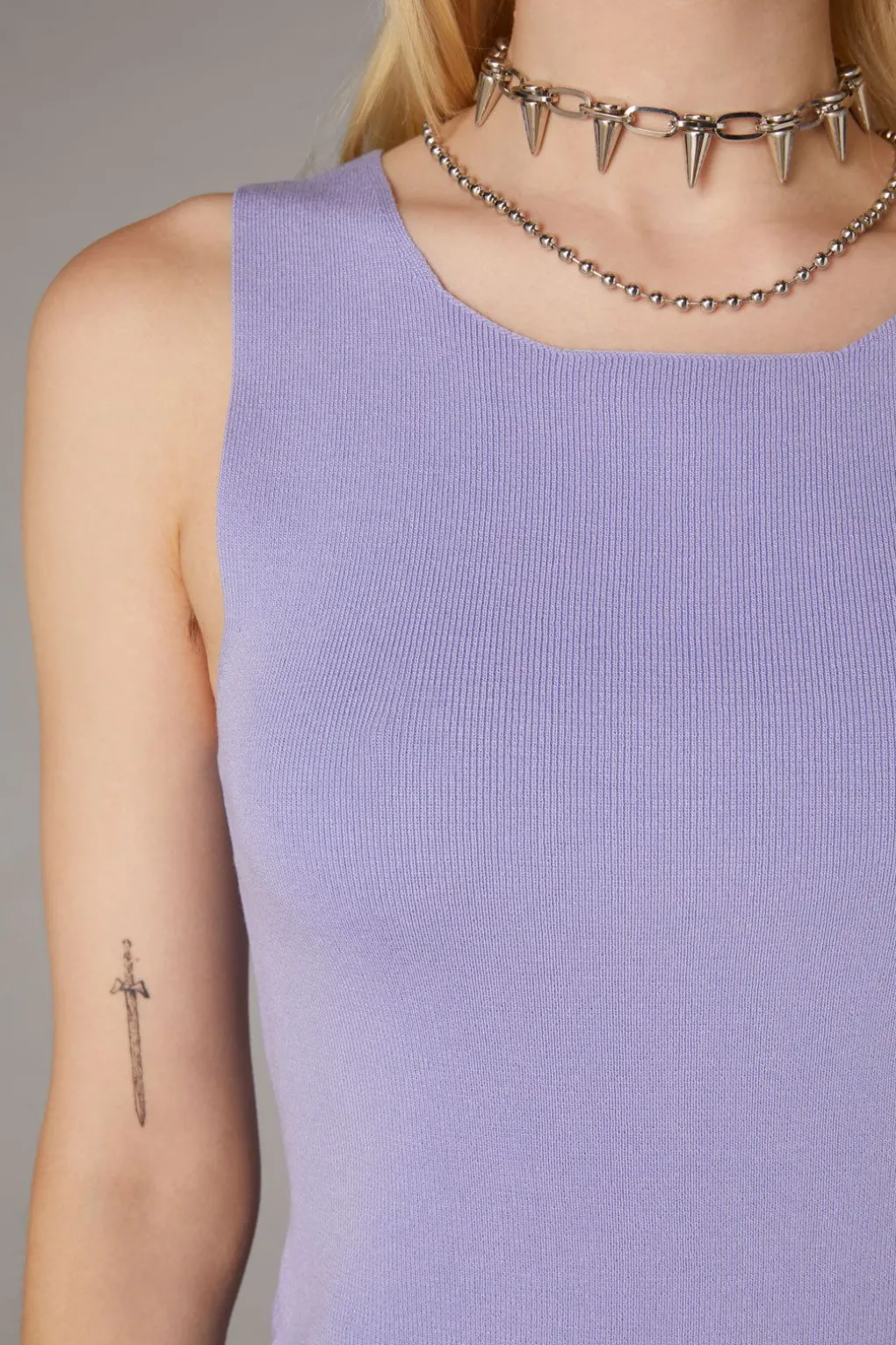 Goth Knit Tank Top