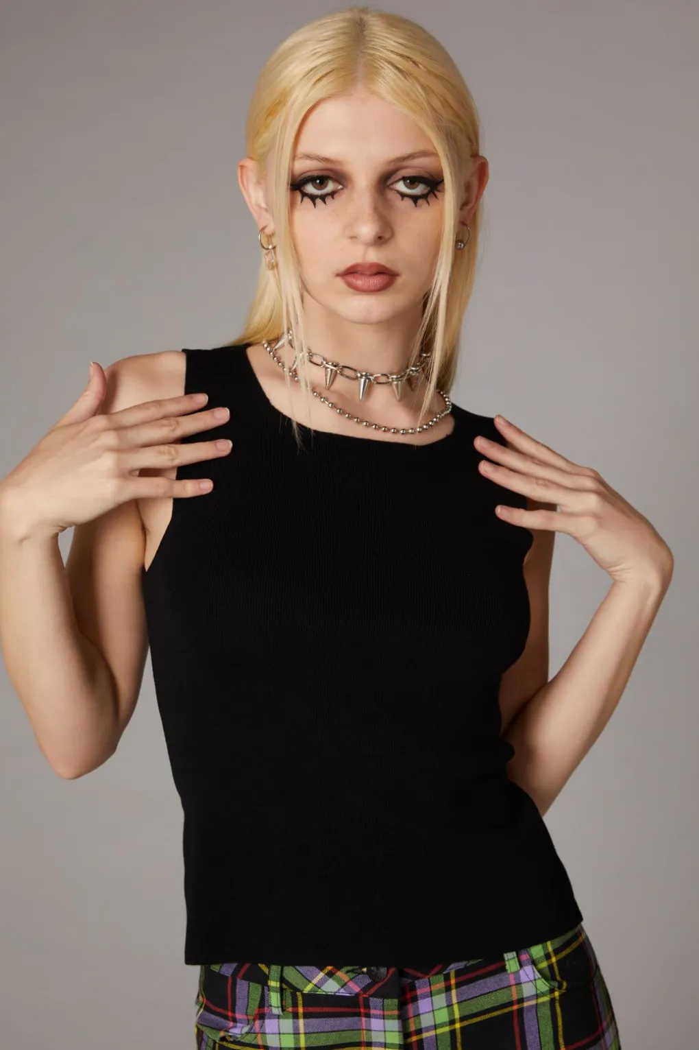 Goth Knit Tank Top