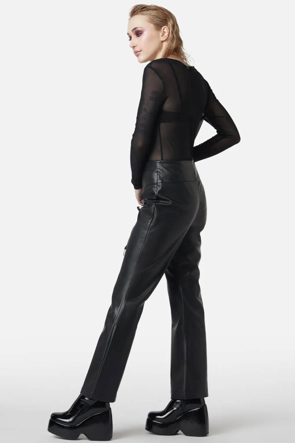 Guarded Pu Pants