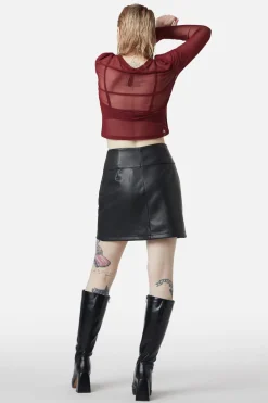 Guarded Pu Skirt