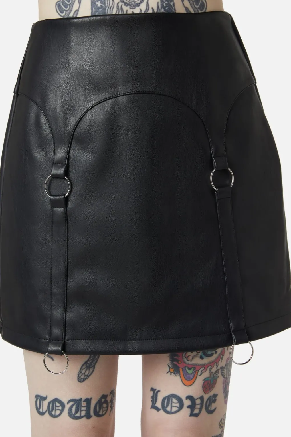 Guarded Pu Skirt