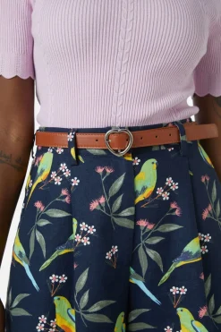 Heart Buckle Belt