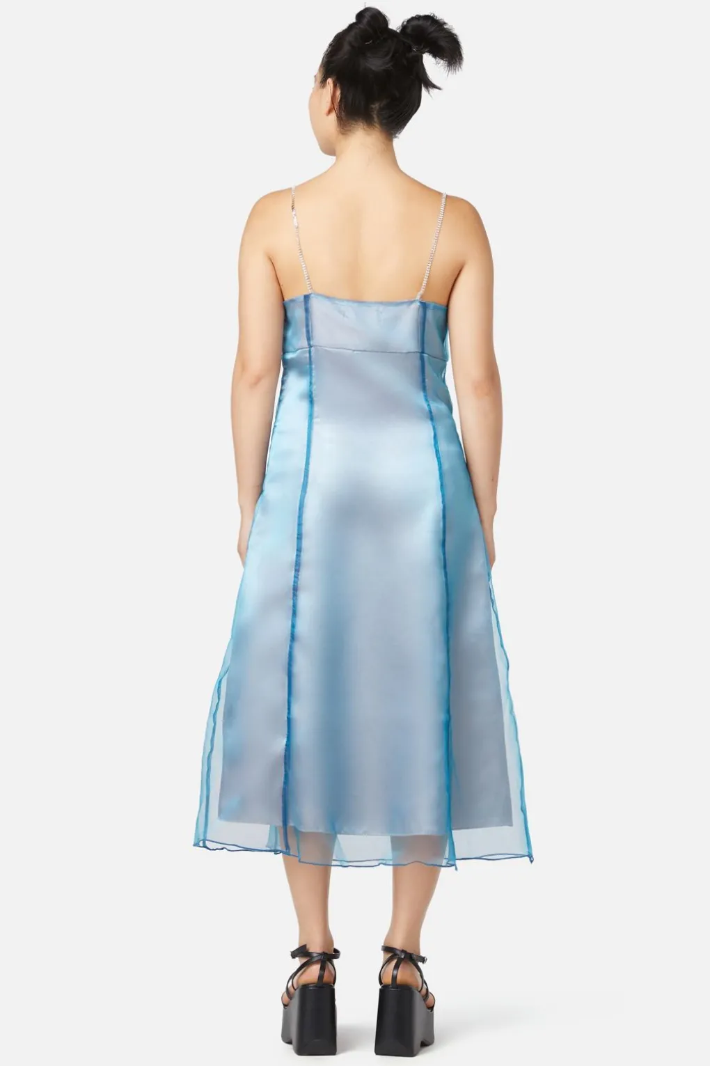 Holographic Sheer Dress