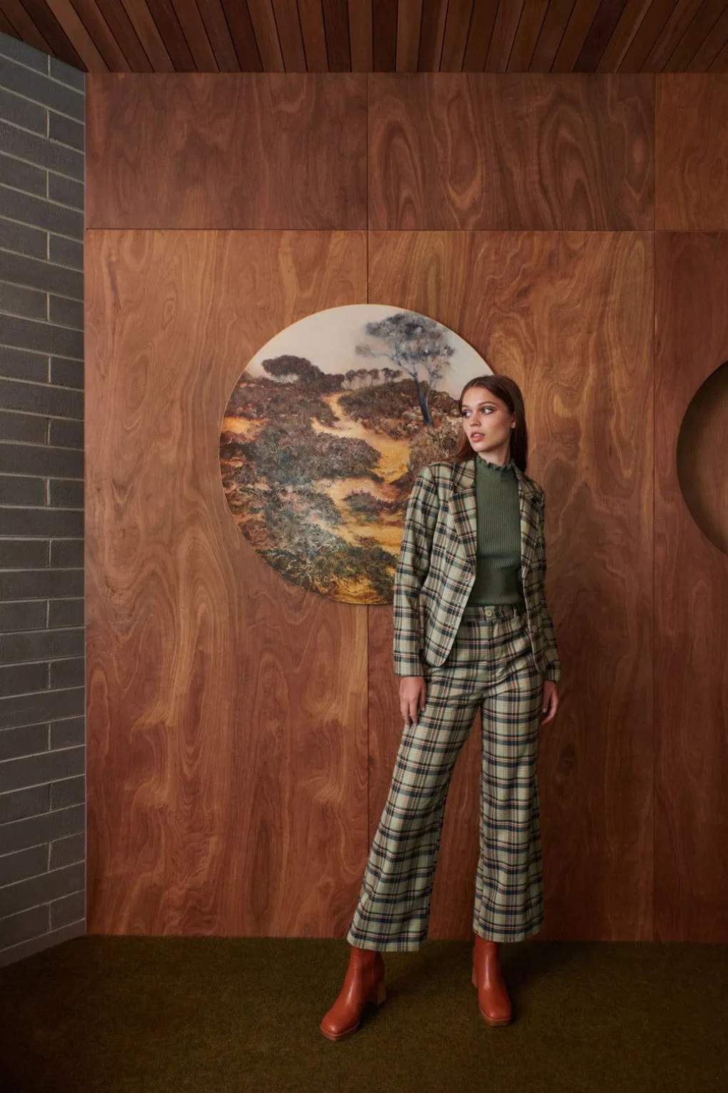 Jeannie Check Pant