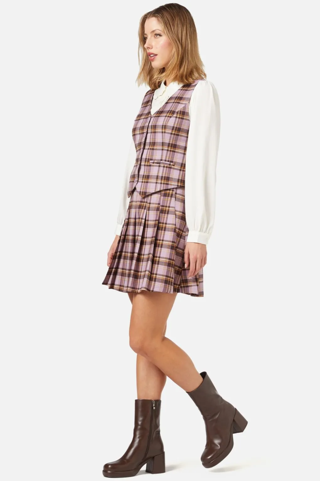Jeannie Check Vest